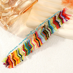 Bohemian Style Handmade Woven Polyester Cord Bracelets for Women&nbsp;TI9279