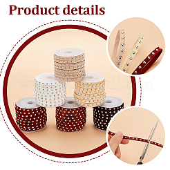 6 Rolls 6 Colors Faux Suede Cord&nbsp;LW-PH0002-24
