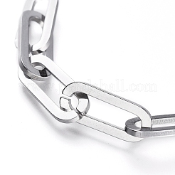 Non-Tarnish 304 Stainless Steel Paperclip Chains&nbsp;CHS-L020-005P