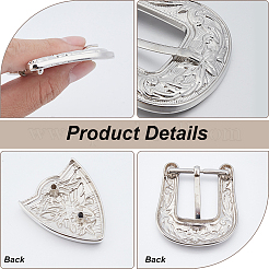 1Pc Belt Alloy Buckle Sets&nbsp;FIND-GF0008-76P