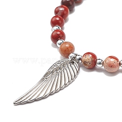 4Pcs 4 Style Natural Mixed Gemstone Beaded Stretch Bracelets Set&nbsp;BJEW-JB08878
