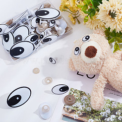 150 Sets 3 Styles Plastic Safety Eyes&nbsp;DIY-GO0001-09