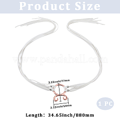 Polyester Chain Belts for Women Ladies Dress&nbsp;AJEW-WH20018-51B