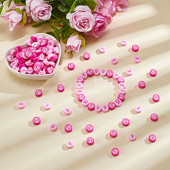 160POcs 2 Colors Handmade Polymer Clay Beads&nbsp;CLAY-ME0001-04