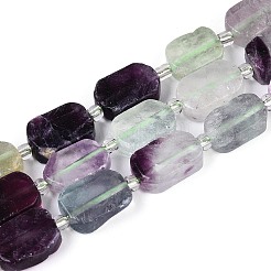 Natural Colorful Fluorite Beads Strands&nbsp;G-C098-A35-01