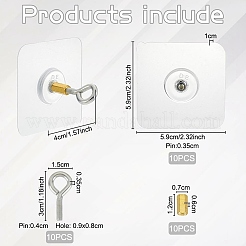 PVC Hook Hangers&nbsp;AJEW-WH0596-102