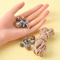 DIY Wood Beaded Pendant Display Decoration Making Kit&nbsp;DIY-YW0005-97