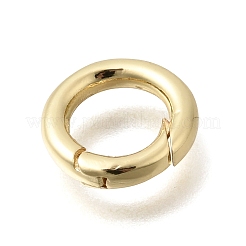 Brass Spring Gate Rings&nbsp;KK-C255-06G