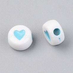 Opaque Acrylic Beads&nbsp;X-ACRP-T004-02