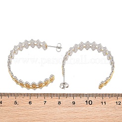 304 Stainless Steel Round Stud Earrings for Women&nbsp;SA-CBA45D5-35GP