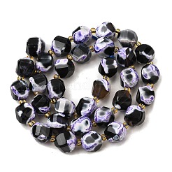 Natural Fire Crackle Agate Beads Strands&nbsp;G-U023-A17-01