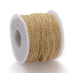 Soldered Brass Curb Chains&nbsp;KK-S332-12G