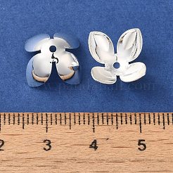 Rack Plating Brass Flower Bead Caps&nbsp;KK-K381-06B-S