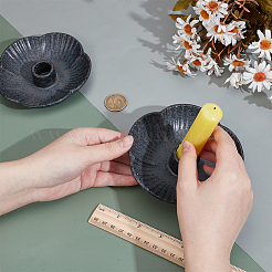 Porcelain Candle Holders&nbsp;DJEW-NB0001-56A