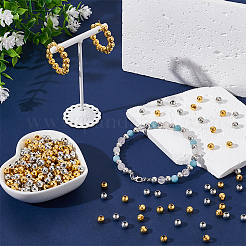 400Pcs 2 Colors Iron Crimp Beads&nbsp;IFIN-NB0001-64