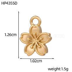 304 Stainless Steel Charms&nbsp;SA-OY001-45G