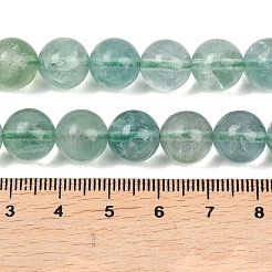 Natural Green Fluorite Beads Strands&nbsp;G-K340-A03-10mm-01