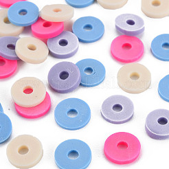 Handmade Polymer Clay Beads Strands&nbsp;CLAY-R089-8mm-T033