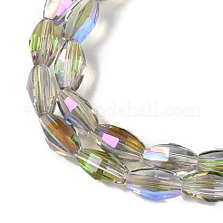 Electroplate Glass Beads Strands&nbsp;GLAA-Q101-03B-HP01