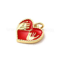 Brass Enamel Charms&nbsp;KK-C113-03G