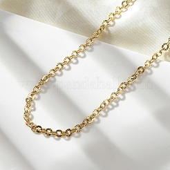 304 Stainless Steel Boston Link Chain Necklace&nbsp;BJEW-B072-05G