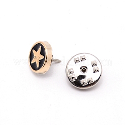 Iron Enamel Button Pins for Jeans&nbsp;BUTT-WH0017-08