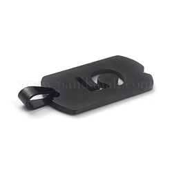 Ion Plating(IP) 304 Stainless Steel Pendants&nbsp;STAS-O127-E05