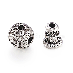 Tibetan Style Alloy Guru Bead Sets&nbsp;PALLOY-TAC0009-14AS