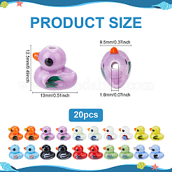 20Pcs Handmade Porcelain Beads&nbsp;PORC-PH0001-45B
