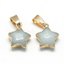 Natural Gemstone Pendants&nbsp;G-Q494-39B