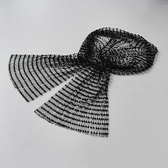 Mesh Rhinestone Fishnet Headband Glitter Headscarfs&nbsp;OHAR-WH0816-004A