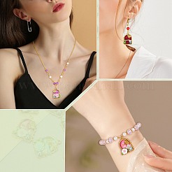 Alloy Enamel Pendants&nbsp;FIND-SZ0019-25C