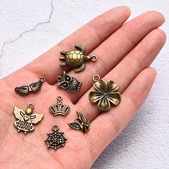 Tibetan Style Alloy Pendants&nbsp;TIBEP-YW0001-07AB