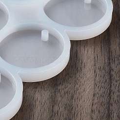 Flat Round Keychain DIY Silicone Pendant Molds&nbsp;SIMO-D004-01