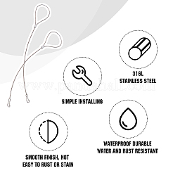 304 Stainless Steel Hanging Rope&nbsp;AJEW-WH0240-28P