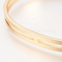 Brass Cuff Bangle&nbsp;BJEW-P168-A08