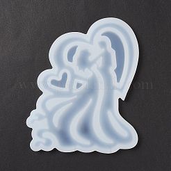 Lovers Shape Food Grade Silhouette Silicone Lollipop Molds&nbsp;LS-DIY-D069-06