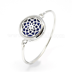 Brass Diffuser Locket Bangles&nbsp;BJEW-Q691-07