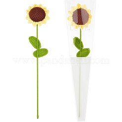 Cotton Knitting Artificial Flower&nbsp;AJEW-WH0013-50
