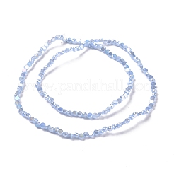 Transparent Electroplate Glass Beads Strands&nbsp;GLAA-E036-06C
