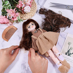 PP Doll Wig Long Curly Hair&nbsp;DIY-WH0591-249C-20