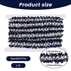 5 Yards Polyester Lace Trim Ribbon for Curtain Sofa Decoration&nbsp;OCOR-CY0001-32A