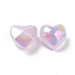 UV Plating Luminous Transparent Acrylic Beads&nbsp;OACR-C001-06