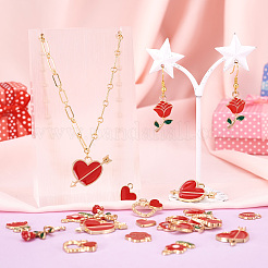 Alloy Enamel Pendants&nbsp;PALLOY-TA0002-02