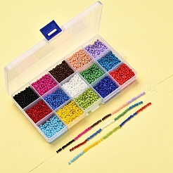 8/0 Glass Round Seed Beads&nbsp;SEED-YW0001-08B