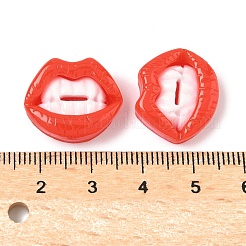 Funny Opaque Resin Cabochons&nbsp;CRES-D312-01B