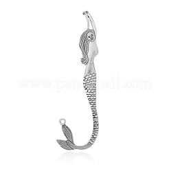 Mermaid Tibetan Style Alloy Bookmarks&nbsp;PALLOY-J659-54AS