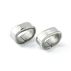 Non-Tarnish Drawing 201 Stainless Steel Slide Charms/Slider Beads&nbsp;STAS-C016-10B-P-1