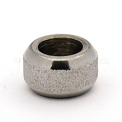 Tarnish Resistant Stainless Steel Textured Beads&nbsp;STAS-M003-10P