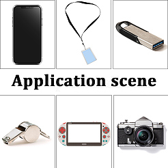 10Pcs Polyester Mobile Straps&nbsp;HJEW-GF0001-67B